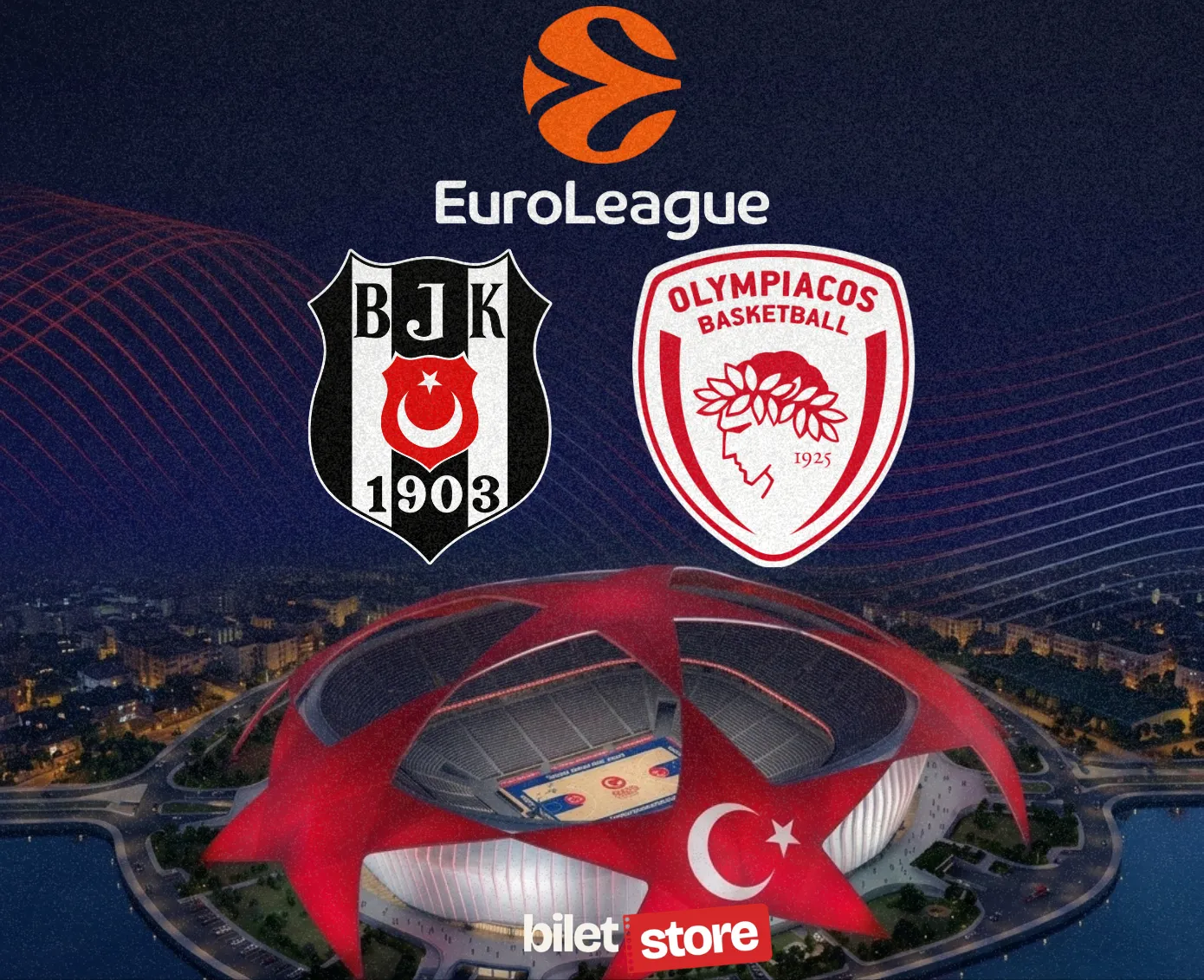 Beşiktaş Basketbol - Olympiakos Basketbol Biletleri: Dev EuroLeague Heyecanı! - Biletstore Blog