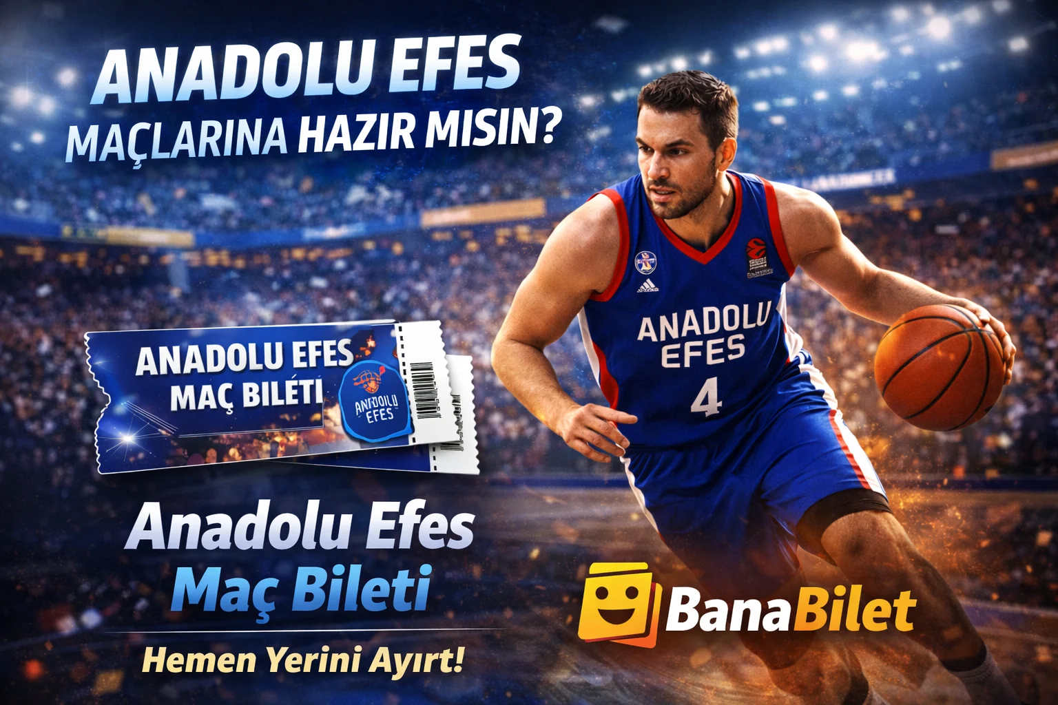 Anadolu Efes Maç Biletleri Hakkında Her Şey - Biletstore Blog